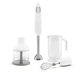 SMEG HBF03WHEU biały / Blender ręczny / 700 W / Turbo / 1,4 l