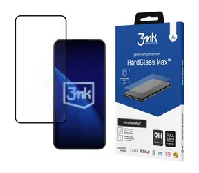 Szkło hartowane 3mk HardGlass Max czarne / Szkło hartowane / XIAOMI Redmi Note 15 Pro 5G