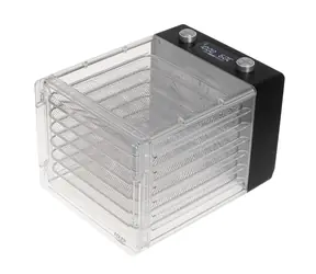 Adler AD 6660 transparentny / Suszarka do żywności / 600W / 30-75°C / 6 programów