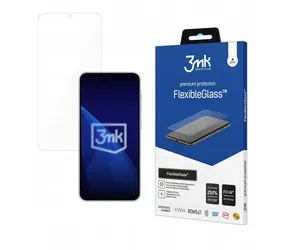 Szkło elastyczne 3mk do Samsung Galaxy A37 / Szkło hybrydowe / antybakteryjne / twardość 7H