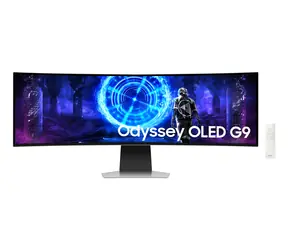 49" Samsung Odyssey G9 OLED SMART S49DG954SU srebrny / Monitor / OLED / 5120 x 1440 / 32:9 / 240 Hz / HDMI i DP