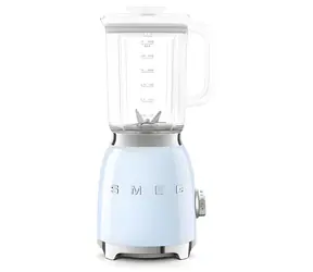 SMEG BLF03PBEU pastelowy niebieski / Blender stołowy / 800 W / 1,5 l / 4 prędkości