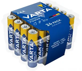 Baterie Varta Longlife Power AAA 24 szt. / 1,5 V / alkaliczne / w pudełku