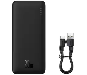 Baseus Airpow 30000mAh czarny / Powerbank / 20W / USB-A / USB-C