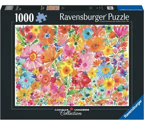 Puzzle Ravensburger Blooming Beautys Kolekcja kanadyjska / 1000 elementów