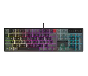 A4Tech Bloody B230N czarna / Klawiatura gamingowa / podświetlana / USB / układ CZ