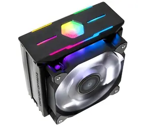 Zalman CNPS10X Optima II czarny / chłodzenie procesora / wentylator RGB PWM 120 mm / rurka cieplna / Intel + AMD