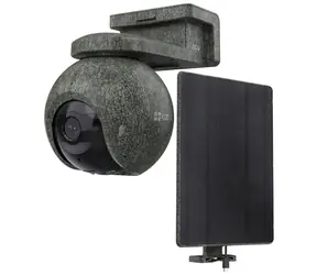 Kit Ezviz EB8 Pro Ranger brązowy / Zewnętrzna obrotowa kamera IP / 8Mpix / 4G LTE + Wi-Fi / IP65 / IR 15m / panel słoneczny