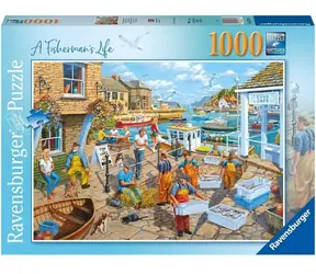 Puzzle Ravensburger Życie rybaka / 1000 elementów