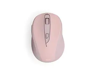 HAMA WM-400 różowa / Bezprzewodowa mysz optyczna / 1600 dpi / 6 przycisków / cicha / 2,4 GHz