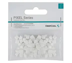 DEEPCOOL PIXEL biały / Dekoracyjne bity do obudowy / 100 szt. / gumowe