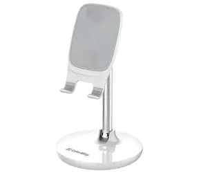 Colorway biały / Obrotowy uchwyt na telefon komórkowy i tablet / Obrót o 90°