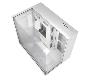 darkFlash TH285M biały / Midi tower / mATX / ITX / bez wentylatora / 3× USB-A / 3× szkło hartowane / bez zasilacza