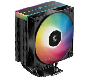 DEEPCOOL AG400 BK ARGB V2 czarny / chłodzenie procesora / 4x heatpipe / 120 mm ARGB / AM4 + AM5 + Intel