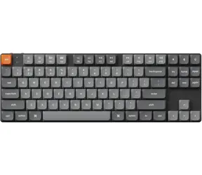 Keychron K1 Max (Gateron Red) / Klawiatura / 87 klawiszy / Mechaniczna / Niski profil / Czerwony przełącznik / QMK / Via / BT / USB