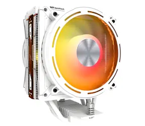 darkFlash E400 PLUS biały / chłodzenie procesora / 2x 120 mm / ARGB / TDP 235 W / Intel + AMD