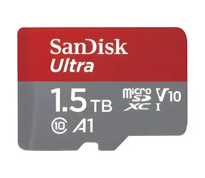 SanDisk Ultra microSDXC 1,5TB + adapter / Klasa 10 / UHS-I