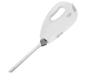 Adler AD 4512 biały / Nóż elektryczny / 200 W / 2 ostrza ze stali nierdzewnej 17 cm / wymienne ostrza