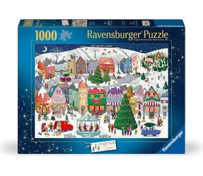 Puzzle Ravensburger Miasteczko Bożonarodzeniowe / 1000 elementów / od 14 lat