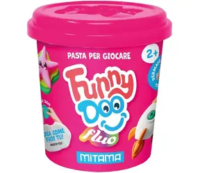 Mitama Funny Doo pomarańczowy, różowy, zielony / Modelina / kolory neonowe / 3x120 g