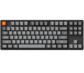 Keychron K8 Max QMK / Klawiatura / TKL 87 klawiszy / Mechaniczna / Przełącznik Super Red / Rama aluminiowa / BT / USB