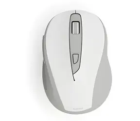HAMA WM-400 biała / Bezprzewodowa mysz optyczna / cicha / 1600 dpi / 6 przycisków / 2,4 GHz