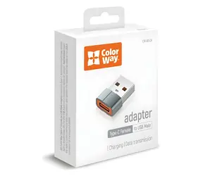 Colorway szary / adapter USB-C do USB-A