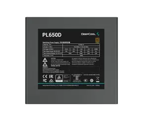DEEPCOOL PL650D WH V2 biały / Zasilacz / 650 W / ATX 3.1 / 80 PLUS Bronze / aktywny PFC / wentylator 120 mm / niemodularny