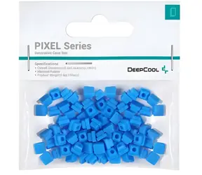 DEEPCOOL PIXEL niebieski / Dekoracyjne bity do obudowy PC / 100 szt. / gumowe