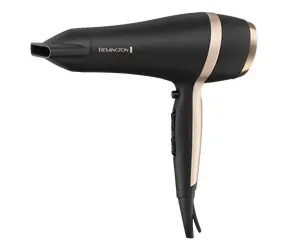 Suszarka do włosów Remington D6940GP Salon Smooth Black / 2100 W / 3 temperatury / 2 prędkości / jonizacja ceramiczna