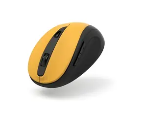 Mysz optyczna bezprzewodowa HAMA MW-400 V2 żółta / 1600 dpi / 6 przycisków / 2,4 GHz
