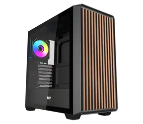 darkFlash DS900WD czarny / ATX / przezroczysty panel boczny / 4× 120 mm ARGB / bez zasilacza