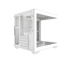 darkFlash C275P biały / mATX / bez wentylatora / 1x USB 3.0 i 2x USB-A / przezroczysty panel boczny / bez zasilacza