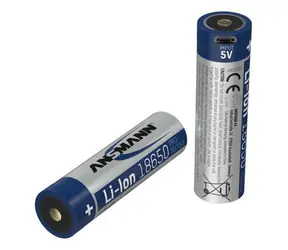 Ansmann 1307-0003 / Akumulator / 18650 / Li- ION / 3,6 V / 3400 mAh / Micro-USB
