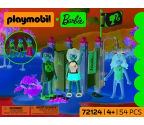 Playmobil 72124 Barbie Stroje plażowe / Zestaw do zabawy / 54 elementy / od 4 lat