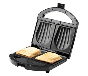 Adler AD 3069 czarny / Opiekacz do kanapek / 750 W / 2 kanapki