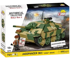 Cobi 2670 Jagdpanzer 38(t) "Chwat" / Zestaw konstrukcyjny / 1:28 / 731 elementów / od 10 lat