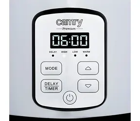 Camry CR 6414 srebrny / Wolnowar / 270 W / 4,7 l / opóźniony start