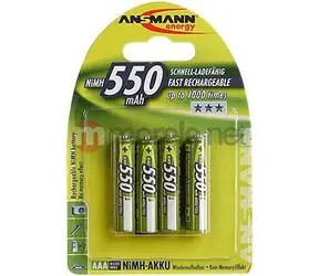 Ansmann / Akumulator / AAA / NiMH / 550 mAh / 4 szt.