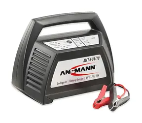 Ansmann ALCT6-24/10 / Ładowarka akumulatorów samochodowych / 6-24 V / 10 A