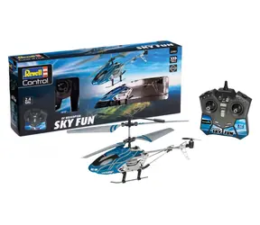 Revell RC Helicopter Sky Fun / Helikopter RC / Kontroler 3-kanałowy / Zasięg 50 m / Żyroskop / Wiek 15+