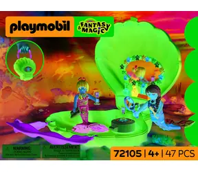 Playmobil 72105 Fantasy & Magic Shell Bag Syreny / Zestaw do zabawy na kółkach / Syreny / 47 elementów / od 4 lat
