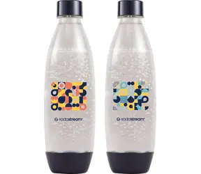 SodaStream Fuse Bubble Mosaic niebieski 2x 1 l / Butelka do SodaStream