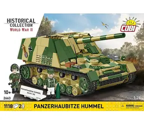 Cobi 2663 Hummel Sd.Kfz.165 / Zestaw konstrukcyjny / 1118 klocków / 2 figurki / od 10 lat