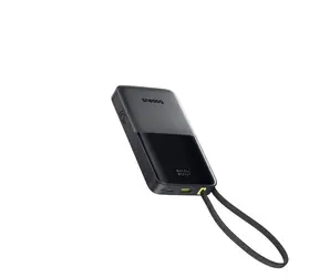 Baseus EnerFill FC51 Bipow2 Pro czarny / Power bank / 10 000 mAh / 22,5 W / wbudowany kabel USB-C