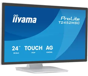 24" iiyama ProLite T2452MSC-W2AG biały / Monitor / IPS / FHD 1920x1080 / dotykowy / 120Hz / 5ms / HDMI / DP