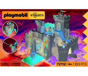 Playmobil 72112 Wielki Zamek Rycerzy Lwa / Zestaw konstrukcyjny / 183 elementy / od 4 lat