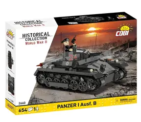 Cobi 2660 Panzer I Ausf. B / Zestaw konstrukcyjny / 654 części / 1 figurka / 1:28 / od 9 lat