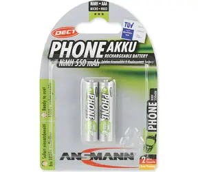 Ansmann DECT Micro / Akumulator / AAA / NiMH / 550 mAh / 1,2 V / 2 szt.