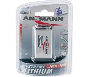 Ansmann Extreme Lithium 9V / Bateria / Litowa / 1 szt.